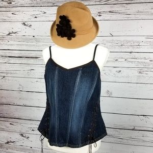 Denim top